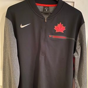 Team Canada Nike Men’s XL Dri-Fit half-zip shirt
